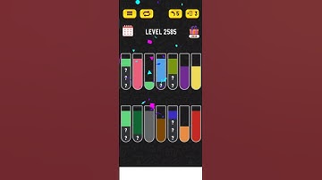 Water sort puzzle - Level 2585 #watersortpuzzle #games #level2585 #watersort #puzzle #gaming #game
