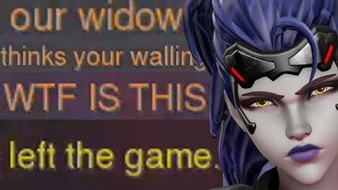 killing the enemy widow so many times she leaves the game - Aimbottz Gameplay