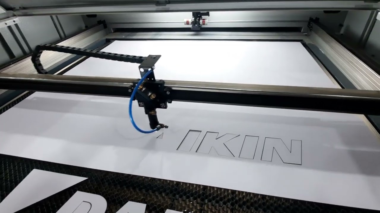 Leser Cutting 5mm Sunboard in house  In my Office 🏬