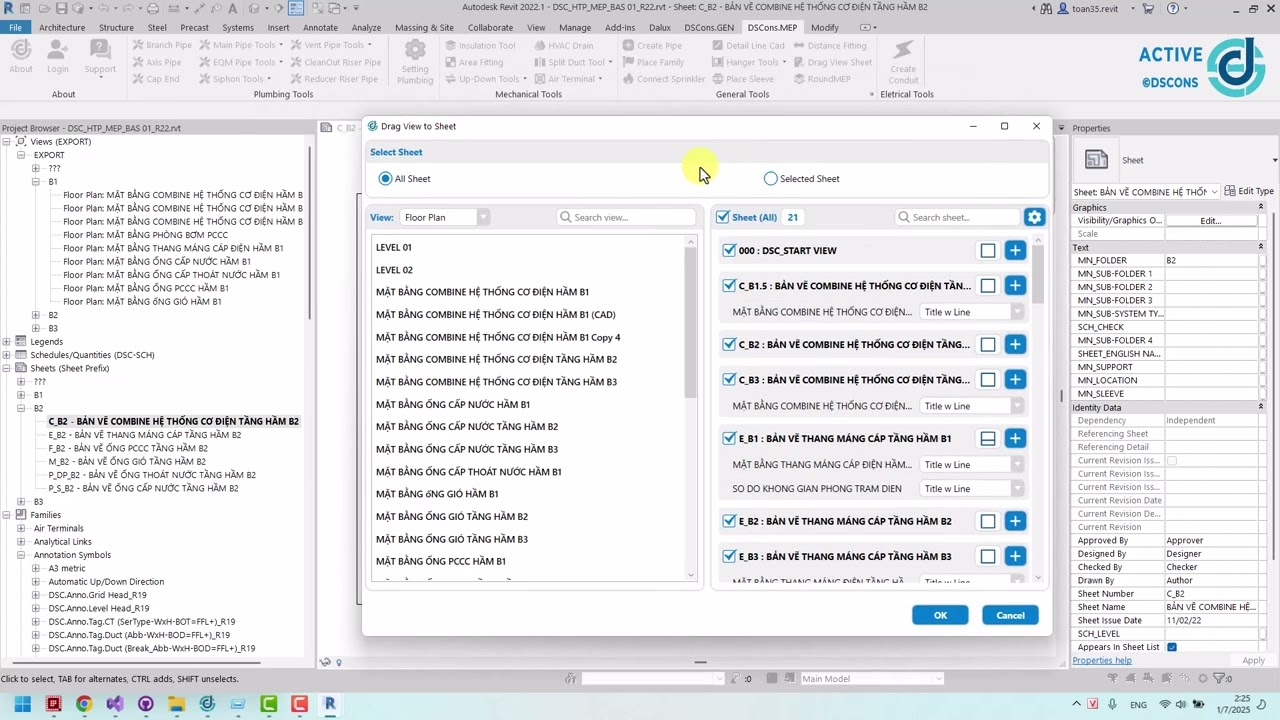 DSCons Tool - Hướng dẫn sử dụng công cụ DragViewSheet