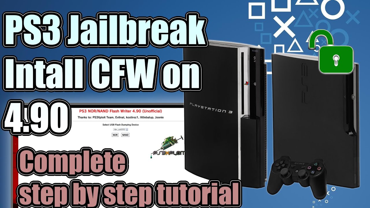 empresario Perversión cobija How to Jailbreak PS3 and Install CFW on 4.90 - YouTube