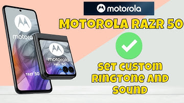 Motorola Razr 50 Alarm Ringtone & Sound Settings || How to set custom ringtone and sound