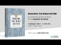 Book launch reading the bible better