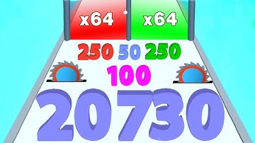 Numbers Run Merge Challenge infinity - Number Master Gameplay Walkthrough Android iOS