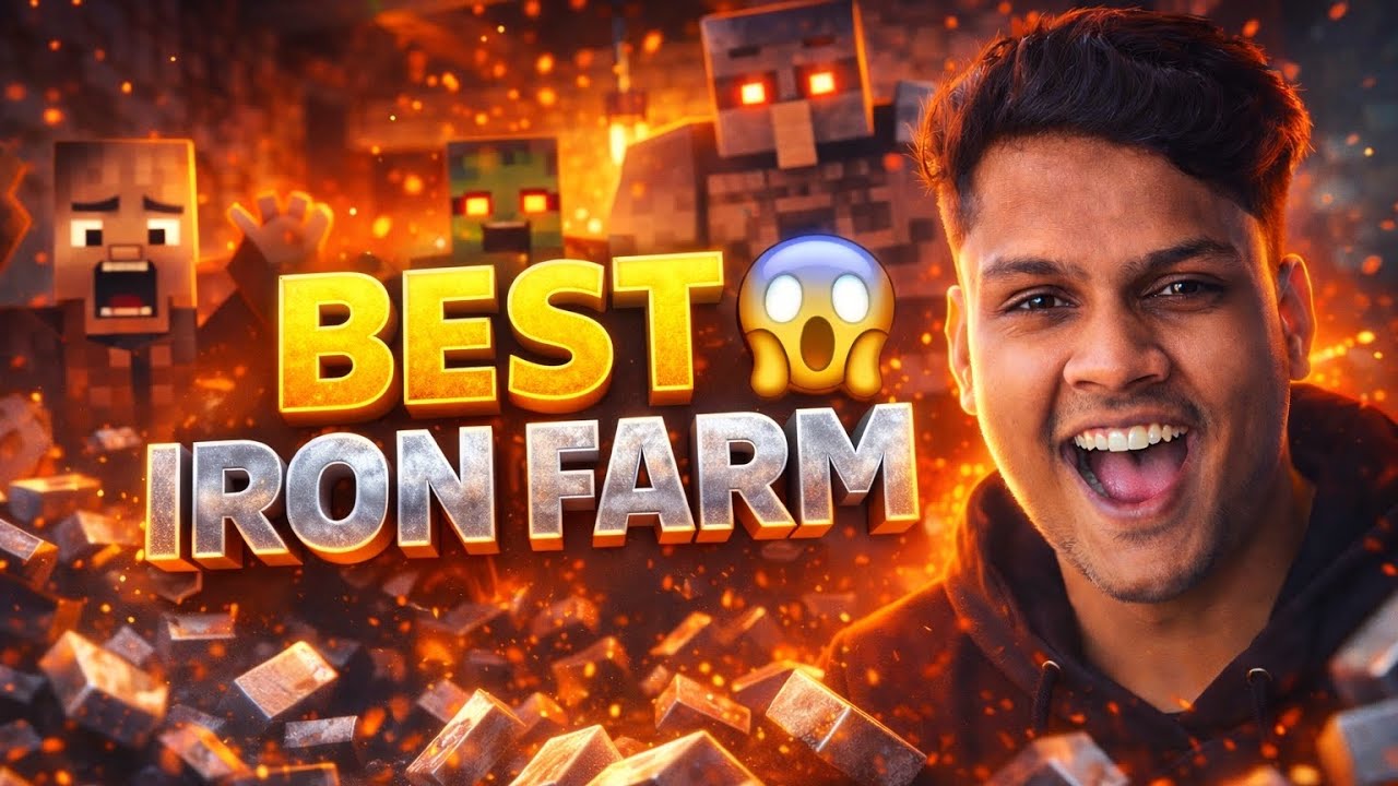 I Built the BEST Iron Farm in Minecraft 😱 | Survival Series - YouTube