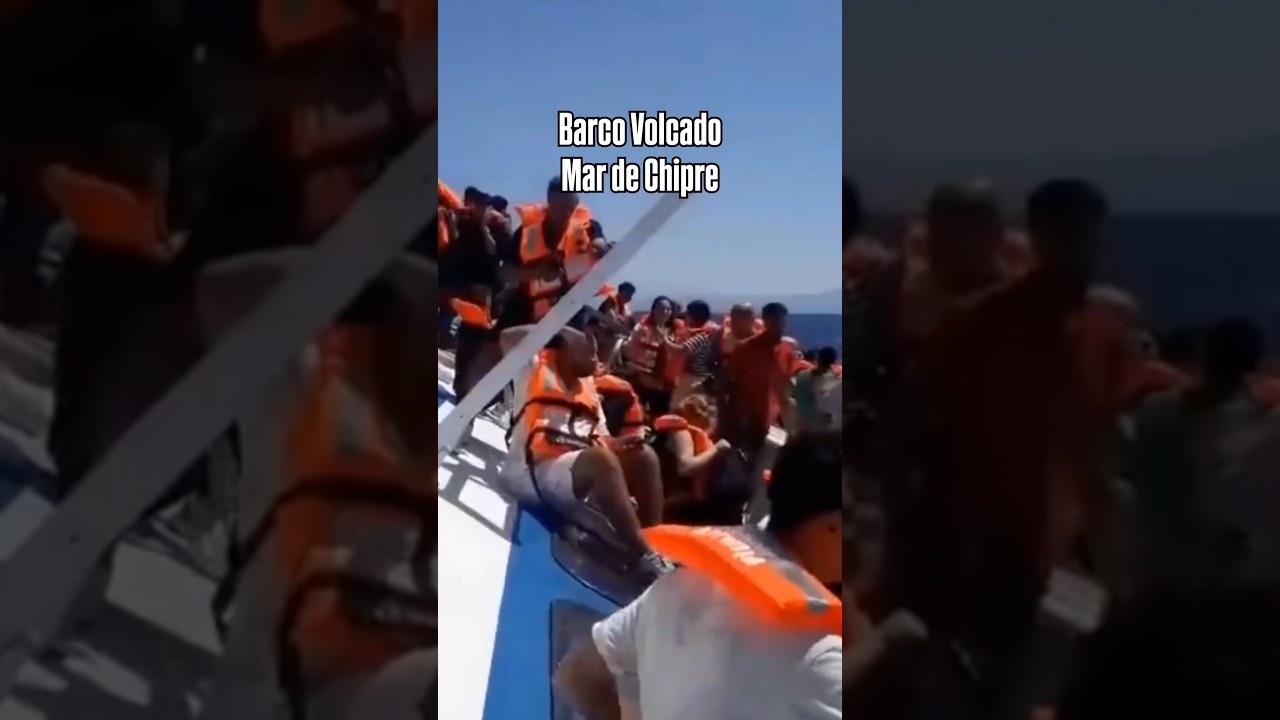 Un Barco de volcó en el Mar de Chipre con 270 pasajeros