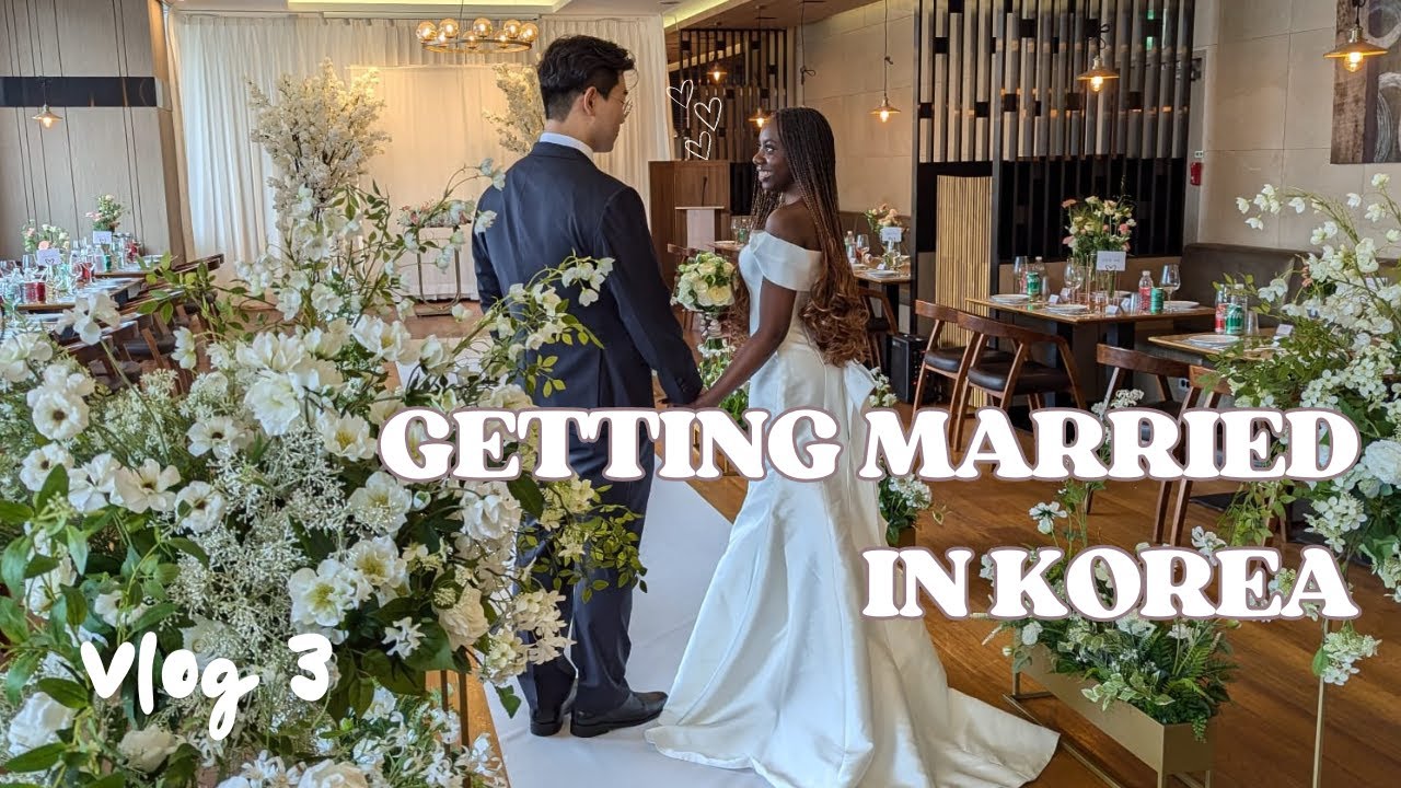 Getting Married in Korea : My Wedding Day ! 👰🏾‍♀️