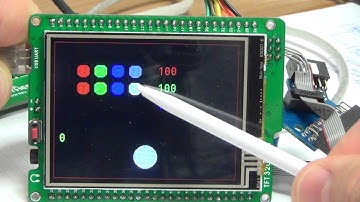 Color display with atmel test