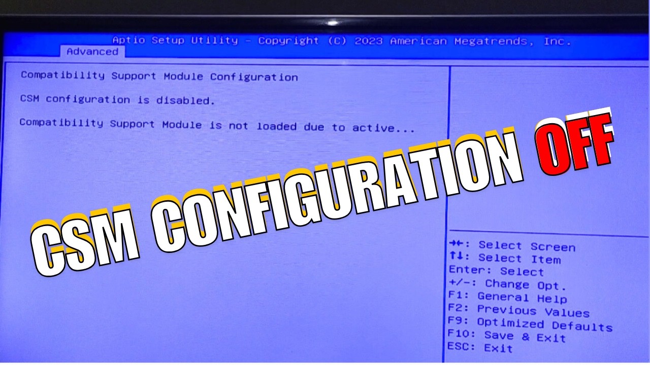 Desativar CSM CONFIGURATION e Ativar SECURE BOOT X99