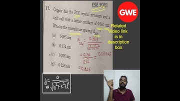 ESE 2021 Question | Material Science | Aditya Thakur | GATE | ESE | ISRO | SSCJE | BARC | #Shorts