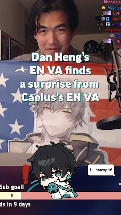 Dan Heng’s EN VA get a surprise from Caelus’s EN VA #honkaistarrail