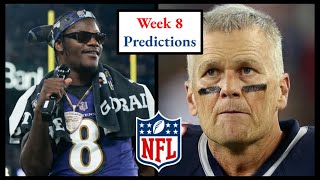 Week 8 NFL Predictions 2022!!!