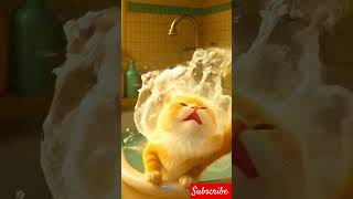 Bubble Trouble! #ai #edit #cat #kids