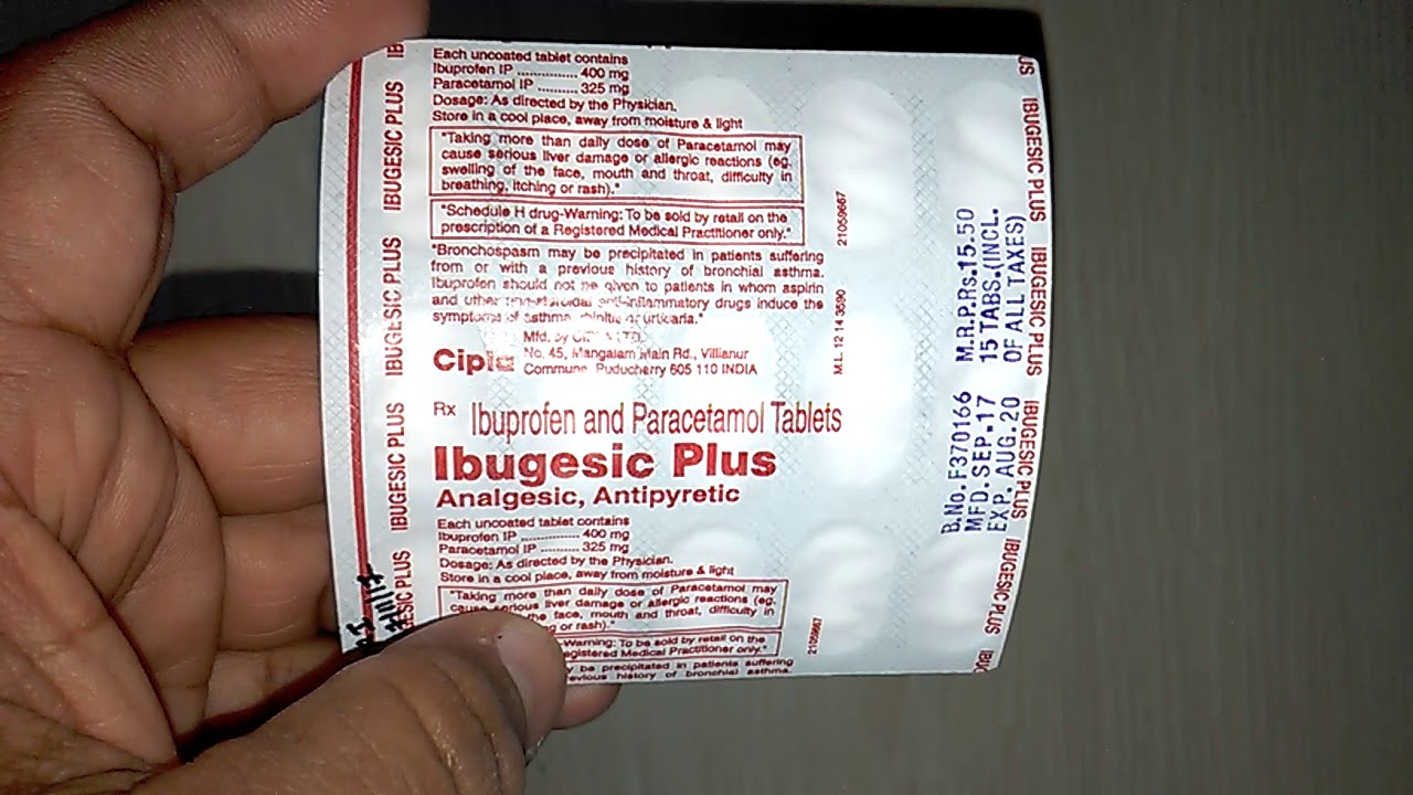 Ibugesic Plus Tablet Uses,Benefits,Warning & Review in