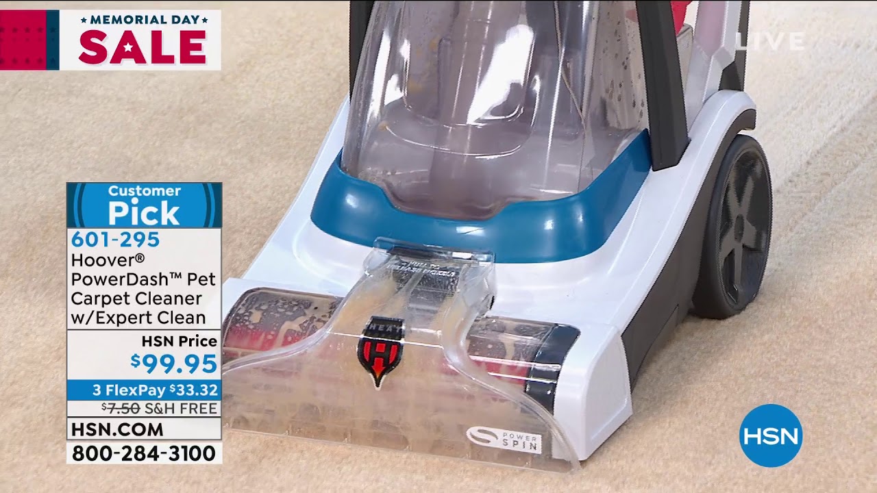 Hoover PowerDash Pet Carpet Cleaner with Expert Clean So... - YouTube