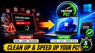 Speed Up Windows 11 & Free Storage FAST!