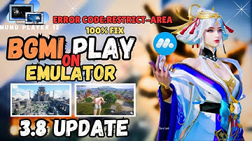 Finally!🔥How To Play BGMI 3.8 update play on Emulator | MuMu Player 12 Latest Update | ARMEYT