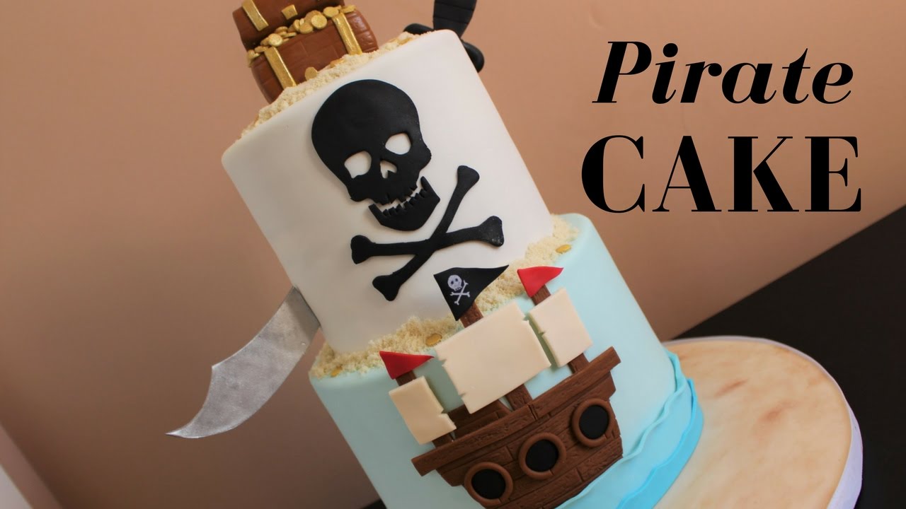 Pirate Treasure Cake Tutorial!