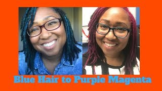 From Blue Hair To Purple Magenta
