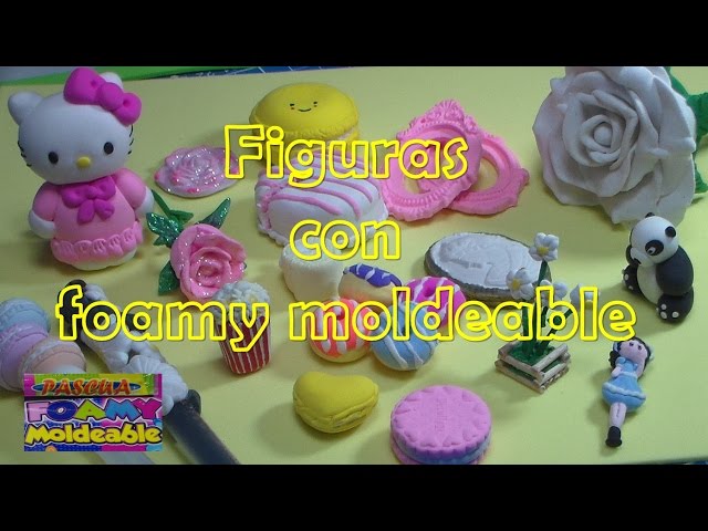 MaterialesYManualid on X: Pasta De Foamy Moldeable Rosado Para  Manualidades Goma Eva   / X