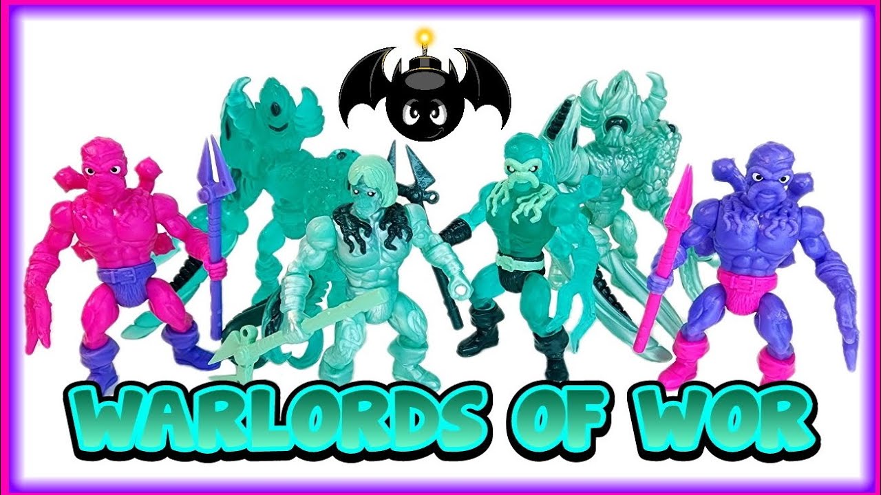 Warlords of Wor Wave 20 Glyos Figures Review. - YouTube