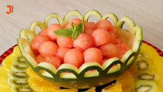 Carving Watermelon Creatively | Fruit Centerpieces | Watermelon Art
