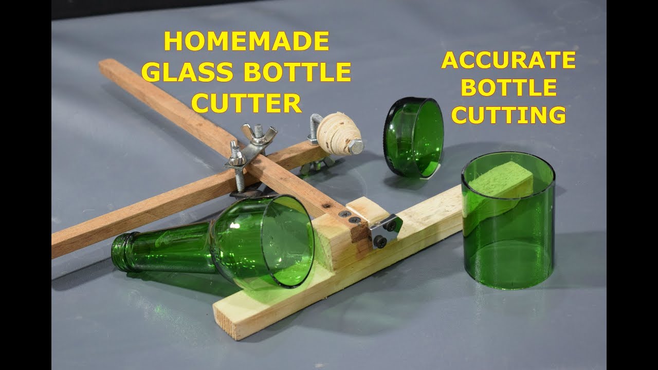 Glass Bottle Cutter - How To Make Glass Bottle Cutter At Home 