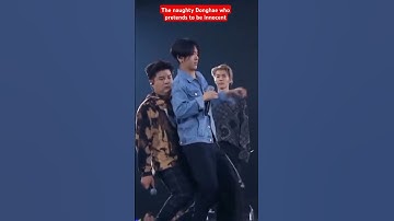The naughty Donghae who pretends to be innocent