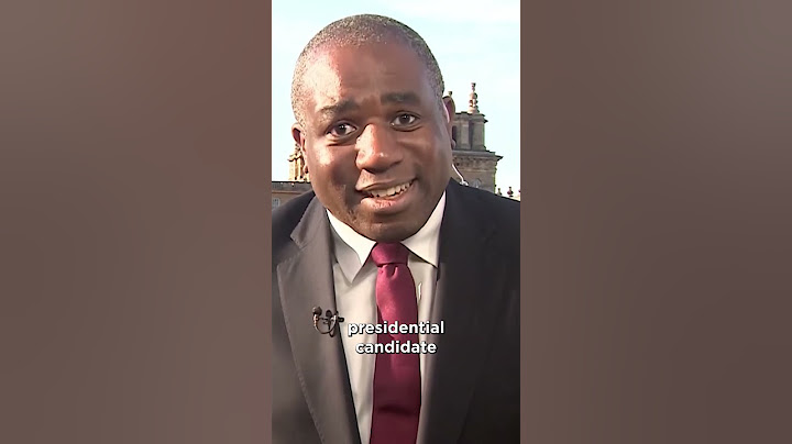 David Lammy questioned about previous comments on Donald Trump