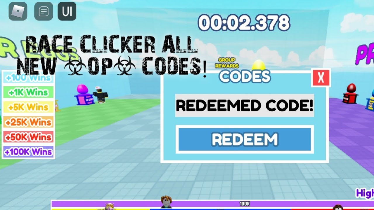 Race clicker codes for Android - Free App Download