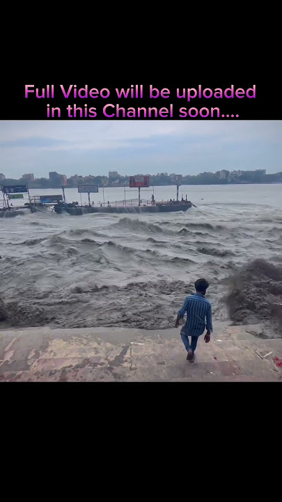 Tsunami in Ganga river 😀