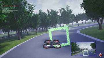 AirSim : Game of Drone NeurIPS 2019 - Marketing - Soccer Field - 8 drones