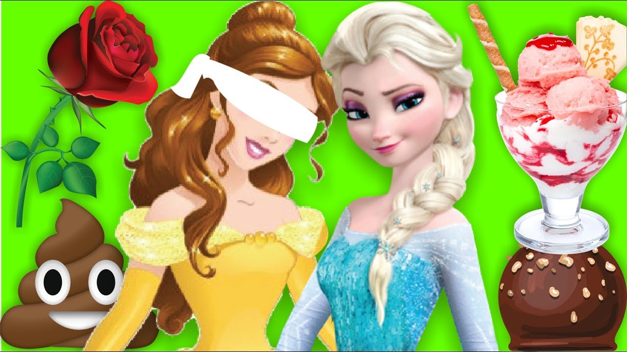 Frozen Elsa & Belle CHAPSTICK CHALLENGE 2- Superhero Funny Pranks - YouTube