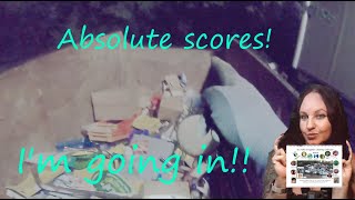 Amazing skip dive full of goodies and then processing some finds