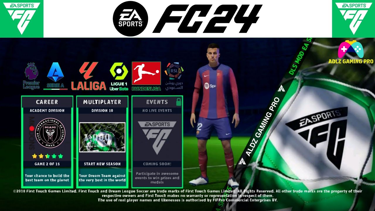 EA Sports FC 24 Android Offline PS5 Mod [APK+OBB+DATA] Best