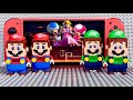 Two Lego Mario’s and Two Lego Luigi’s try to save Princess Peach on Nintendo Switch! #legomario