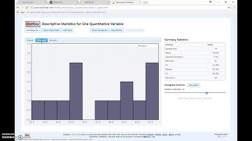 StatKey: Descriptive Statistics for Categorical and Quantitative Variables
