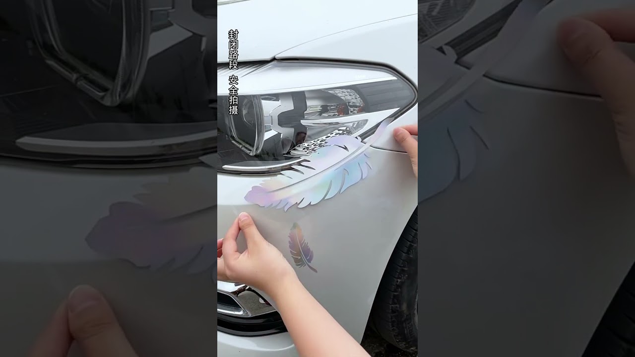 Car modification with stickers |Bong-ID