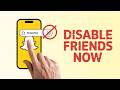 How To Stop Snapchat Friend Suggestions Fast