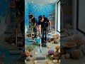 See Amazing 3D epoxy floor installation step by step! 🤩