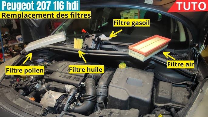Filtre a huile Citroen Peugeot 1.4 et 1.6 Hdi