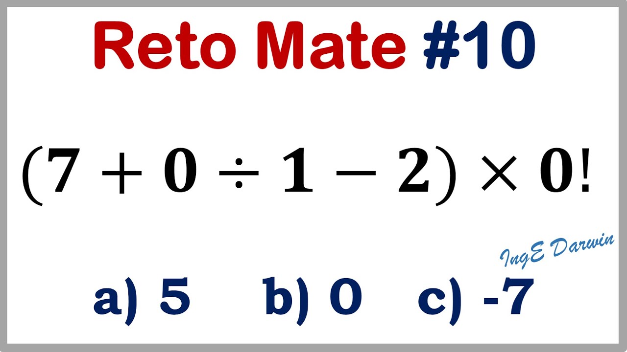 Mario Vio En Facebook El Siguiente Reto Matemático www.youtube.com