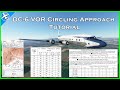 PMDG DC-6 | VOR Approach | Circle To Land | Microsoft Flight Simulator