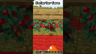 5 Best Starter Farms in Minecraft (Easy + OP!) 🚀#minecraft #minecrafthindi #gaming