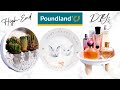 3 POUNDLAND DIY HACKS 🔴BUDGET DIY🔴 Quick, Easy, High-End ~ Decor Crafts Ideas! 😍