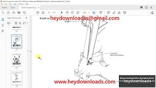 Gehl Z25 250Z Compact Excavator Service Manual 50940346 - Pdf Download