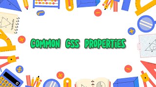 Common CSS Properties
