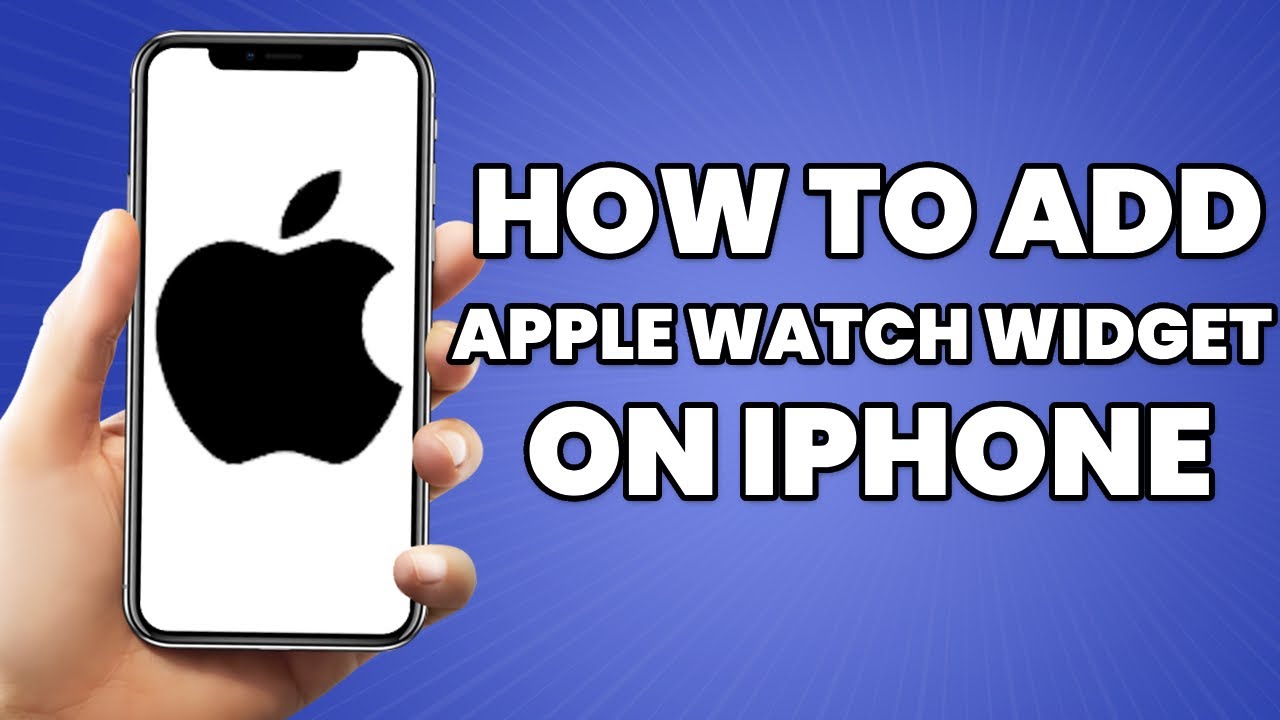 How To Add Apple Watch Battery Widget On IPhone 2024 EASY YouTube