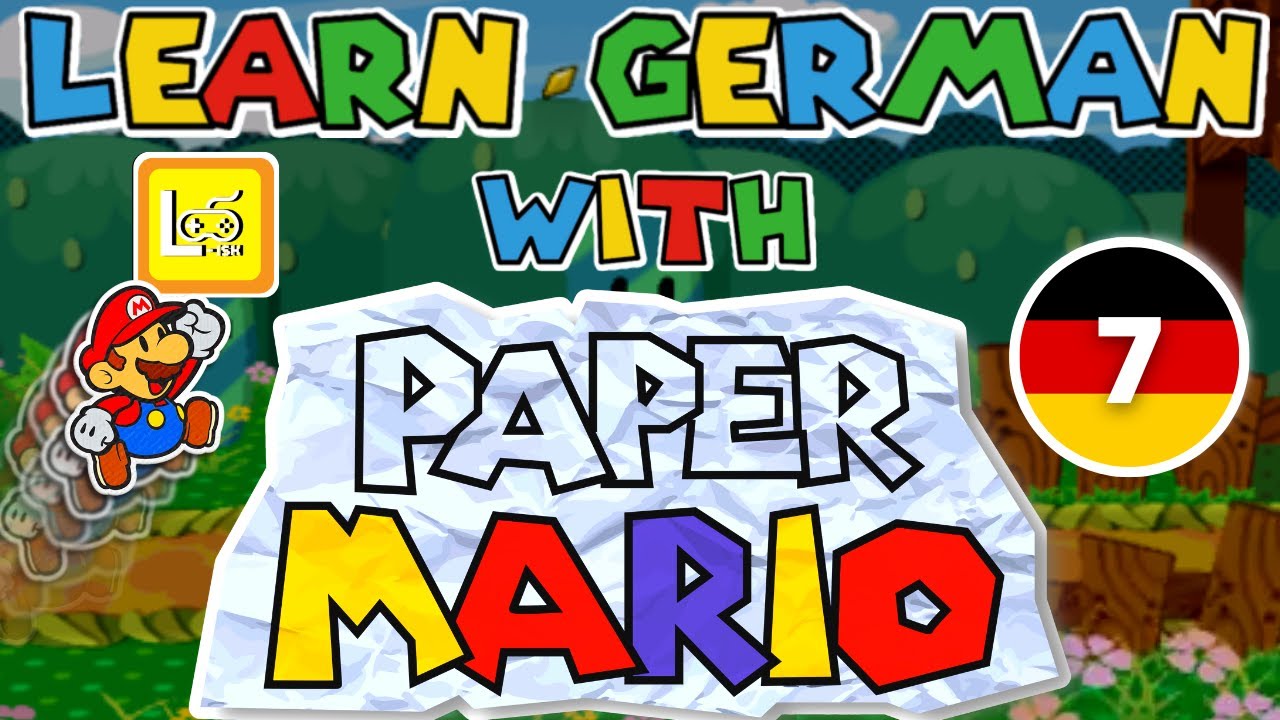 Learn German Paper Mario 64 #7: Der Koopa mit dem Blauen Panzer (German/English Let’s Play)