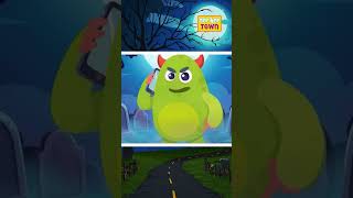 3 Skeletons Riding On A Bus - Spooky Skeletons On The Bus #hooplahalloween #shorts #halloweensongs